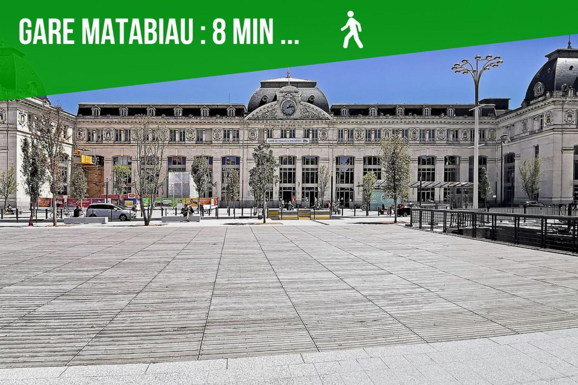 Апартаменты Le Nid D'Orient Entre Matabiau Et Capitole Parking Тулуза Экстерьер фото